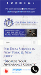 Mobile Screenshot of perdiemservices.com